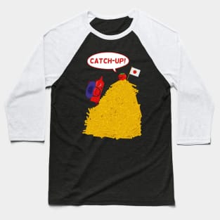 Catch-Up Tomato Ketchup | Fast Food Jokes Baseball T-Shirt